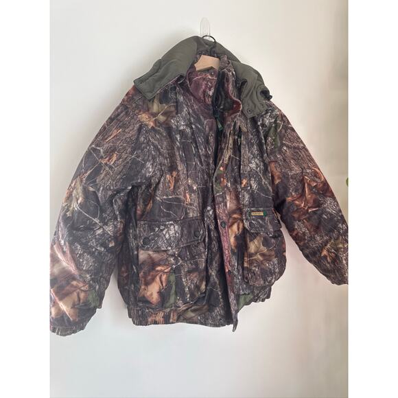 Remington Reversible Mossy Oak Down Puffer Jacket - Large - Picture 1 of 7